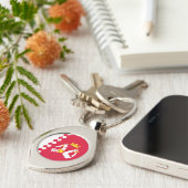 Vlag van Noord-Karelië Sleutelhanger (Zijkant)