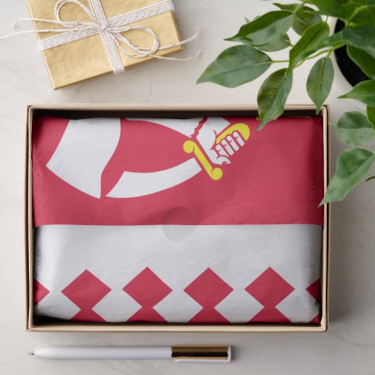 Vlag van Noord-Karelië Tissuepapier (Geschenk)