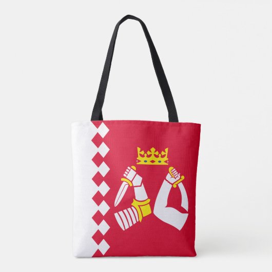Vlag van Noord-Karelië Tote Bag (Achterkant)