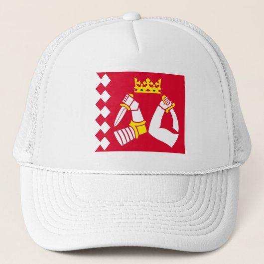Vlag van Noord-Karelië Trucker Pet (Voorkant)