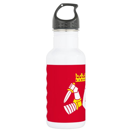 Vlag van Noord-Karelië Waterfles (Voorkant)