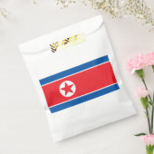 Vlag van Noord-Korea Bedankzakje (Gezegeld)
