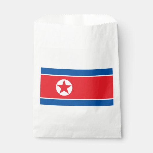 Vlag van Noord-Korea Bedankzakje (Voorkant)