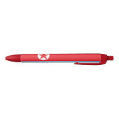 Vlag van Noord-Korea Blauwe Inkt Pen (Bodem)