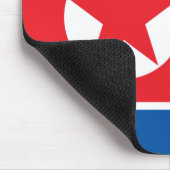 Vlag van Noord-Korea (DPRK) Muismat (Hoek)