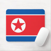 Vlag van Noord-Korea (DPRK) Muismat (Met muis)