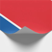 Vlag van Noord-Korea (DVK) Cadeaupapier (Hoek)