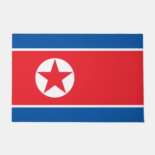 Vlag van Noord-Korea (DVK) Deurmat (Voorkant)