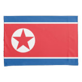 Vlag van Noord-Korea (DVK) Kussensloop (Voorkant-Rechts)