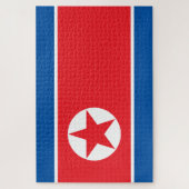 Vlag van Noord-Korea (DVK) Legpuzzel (Verticaal)