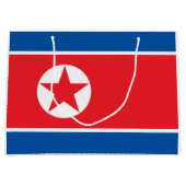 Vlag van Noord-Korea Groot Cadeauzakje (Voorkant)