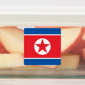 Vlag van Noord-Korea Labels (Aangebracht)