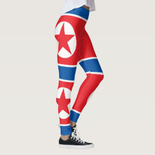 Vlag van Noord-Korea Leggings