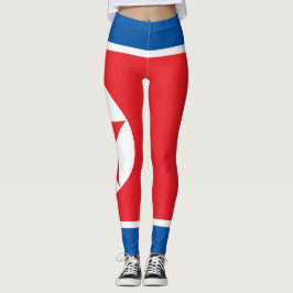Vlag van Noord-Korea Leggings