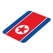 Vlag van Noord-Korea Magneet (Linkerzijde)
