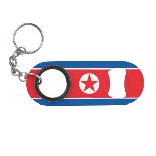 Vlag van Noord-Korea Mini Flessenopener