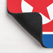 Vlag van Noord-Korea Muismat (Hoek)