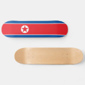 Vlag van Noord-Korea Persoonlijk Skateboard (Horizontaal)