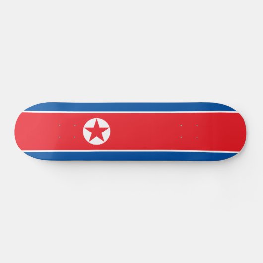 Vlag van Noord-Korea Persoonlijk Skateboard (Horizontaal)