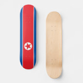 Vlag van Noord-Korea Persoonlijk Skateboard (Voorkant)