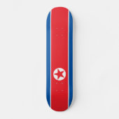 Vlag van Noord-Korea Persoonlijk Skateboard (Voorkant)