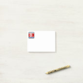 Vlag van Noord-Korea Post-it® Notes (Op bureau)