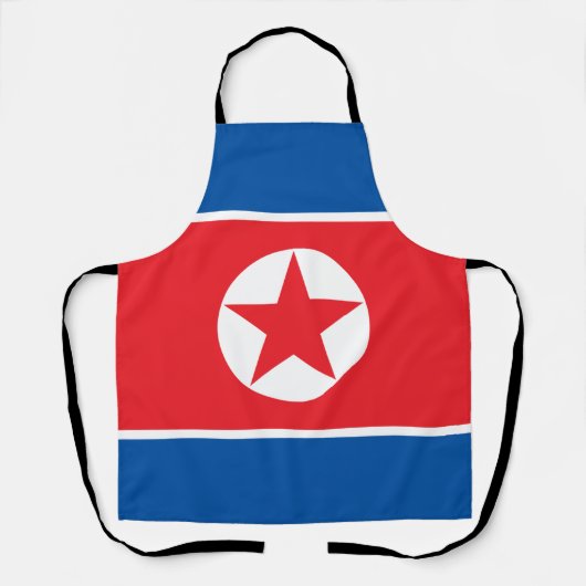 Vlag van Noord-Korea Schort (Voorkant)