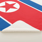 Vlag van Noord-Korea Sherpa Deken (3/4)