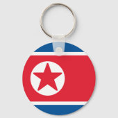 Vlag van Noord-Korea Sleutelhanger (Achterkant)