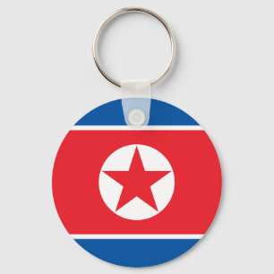 Vlag van Noord-Korea Sleutelhanger