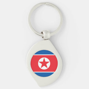 Vlag van Noord-Korea Sleutelhanger