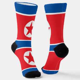 Vlag van Noord-Korea Sokken
