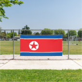 Vlag van Noord-Korea Spandoek (Insitu)