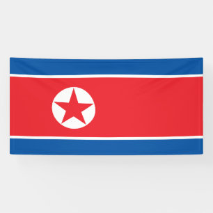 Vlag van Noord-Korea Spandoek