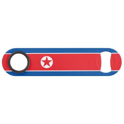 Vlag van Noord-Korea Speed Flessenopener (Voorkant (Horizontaal))