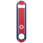 Vlag van Noord-Korea Speed Flessenopener (Achterkant)