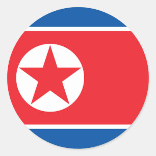 Vlag van Noord-Korea Sticker