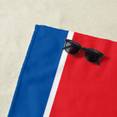 Vlag van Noord-Korea Strandlaken (In situ)