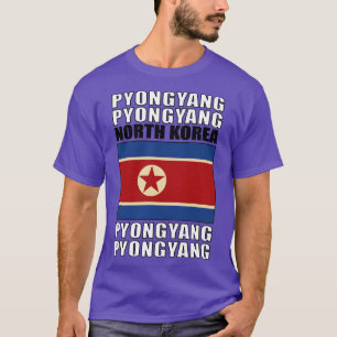 Vlag van Noord-Korea T-shirt