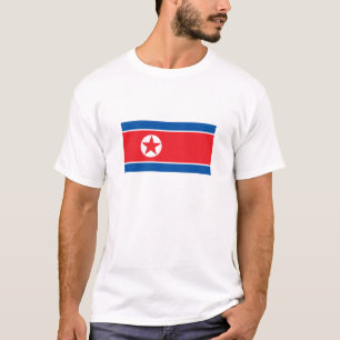 Vlag van Noord-Korea T-shirt