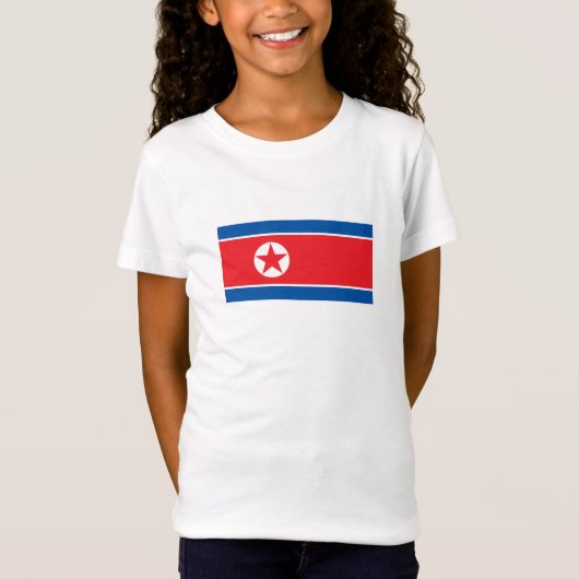 Vlag van Noord-Korea T-shirt (Voorkant)