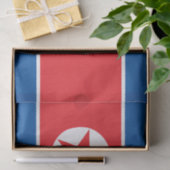Vlag van Noord-Korea Tissuepapier (Geschenk)