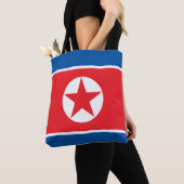 Vlag van Noord-Korea Tote Bag (Dichtbij)