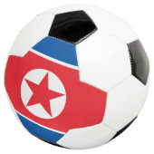Vlag van Noord-Korea Voetbal (Drie kwart)