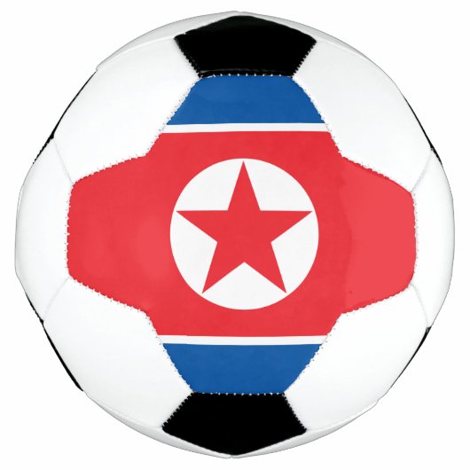 Vlag van Noord-Korea Voetbal (Voorkant)