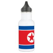Vlag van Noord-Korea Waterfles (Links)