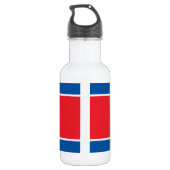 Vlag van Noord-Korea Waterfles (Achterkant)