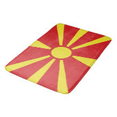 Vlag van Noord-Macedonië Badmat (Gekanteld)