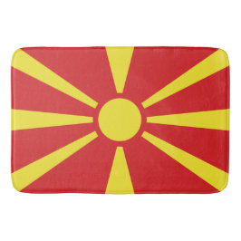 Vlag van Noord-Macedonië Badmat