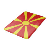 Vlag van Noord-Macedonië Badmat (Gekanteld)
